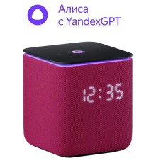 Яндекс Станция Миди Zigbee Малиновый [YNDX-00054PNK]