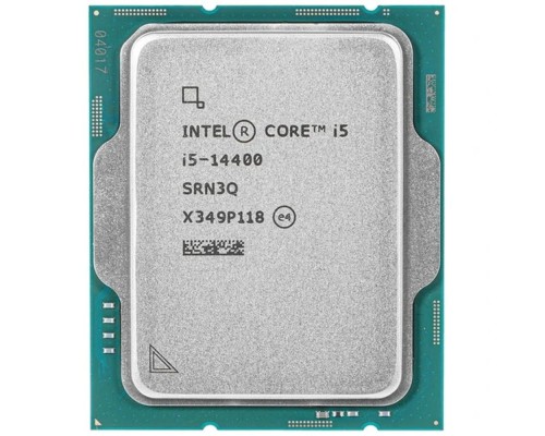 [Процессор] CPU Intel Core i5-14400 2.5/4.7GHz 10/16 Raptor Lake Refresh Intel UHD770 65W LGA1700 Tray