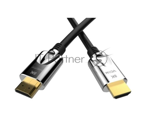 Кабель HDMI 19M/M,ver. 2.1, 8K@60 Hz 1.5m VCOM <CG862-1.5M>  VCOM/TELECOM