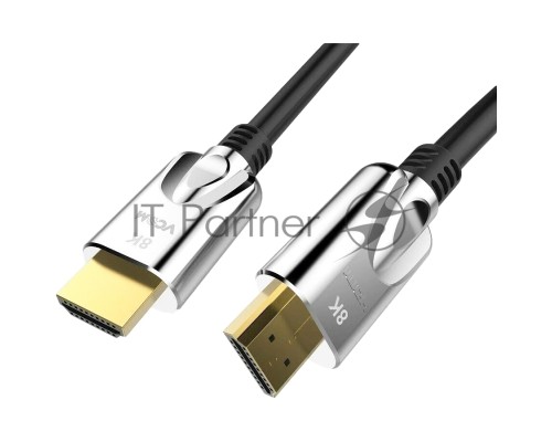 Кабель HDMI 19M/M,ver. 2.1, 8K@60 Hz 1.5m VCOM <CG862-1.5M>  VCOM/TELECOM