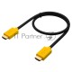Кабель Greenconnect 1.5m HDMI версия 2.0, HDR 4:2:2, Ultra HD, 4K 60 fps 60Hz/5K*30Hz, 3D, AUDIO, 18.0 Гбит/с, 28/28 AWG, OD7.3mm, тройной экран, черный, желтые коннекторы, GCR-HM441-1.5m