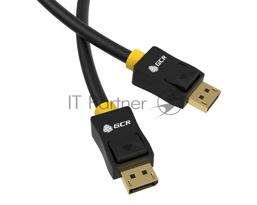 Кабель Greenconnect 1.8m DisplayPort v1.2, 19M/19M, черный, 28/28 AWG, GCR-DP2DP-1.8m Кабель Greenconnect 1.8m DisplayPort v1.2, 19M/19M, черный, 28/28 AWG, GCR-DP2DP-1.8m