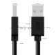 Кабель Greenconnect 2.0m USB 2.0, AM/AM, черный, 28/28 AWG, экран, армированный, морозостойкий, GCR-UM2M-BB2S-2.0m