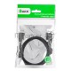 Кабель Greenconnect 2.0m USB 2.0, AM/AM, черный, 28/28 AWG, экран, армированный, морозостойкий, GCR-UM2M-BB2S-2.0m