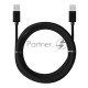 Кабель Greenconnect 2.0m USB 2.0, AM/AM, черный, 28/28 AWG, экран, армированный, морозостойкий, GCR-UM2M-BB2S-2.0m