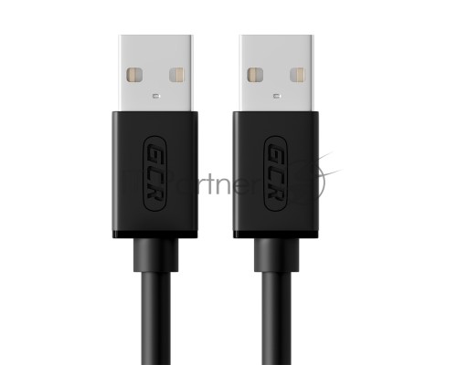 Кабель Greenconnect 3.0m USB 2.0, AM/AM, черный, 28/28 AWG, экран, армированный, морозостойкий, GCR-UM2M-BB2S-3.0m