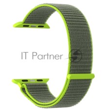 Нейлоновый ремешок для Apple Watch 38/40 mm LYAMBDA VEGA DS-GN-02-40-2 Gray-green