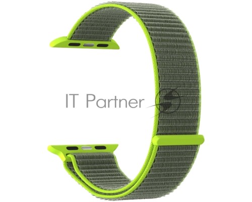 Нейлоновый ремешок для Apple Watch 38/40 mm LYAMBDA VEGA DS-GN-02-40-2 Gray-green