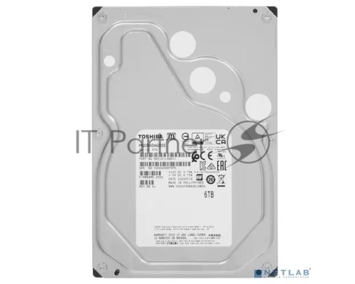 Жесткий диск HDD Toshiba SATA3 6Tb 3.5