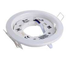 Эра Б0041927 Встраиваемый светильник под лампу GX53 KL35 WH (б/к) 220V 15W белый