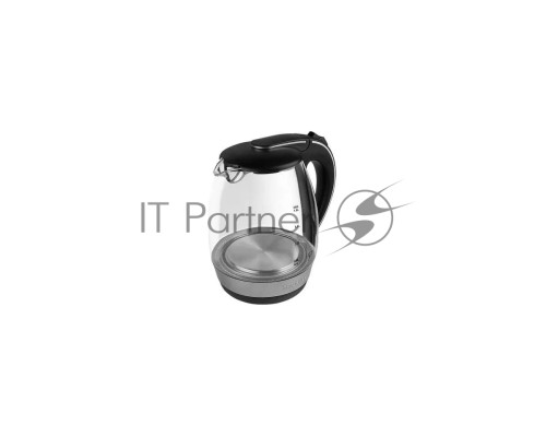 Чайник электрический Scarlett SC-EK27G47 1.8л. 2200Вт черный (корпус: стекло)