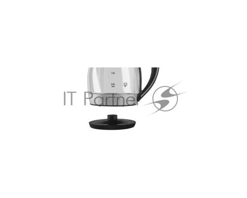 Чайник электрический Scarlett SC-EK27G47 1.8л. 2200Вт черный (корпус: стекло)