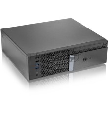 Компьютерный корпус с блоком питания 300Вт. Foxline FL-1001 mATX case, black, w/PSU TFX 300W, w/2xUSB2.0+2xUSB3.0, w/1xcombo audio, w/pwr cord, w/ 8cm FAN