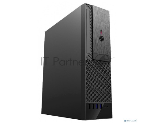 Компьютерный корпус с блоком питания 300Вт. Foxline FL-1001 mATX case, black, w/PSU TFX 300W, w/2xUSB2.0+2xUSB3.0, w/1xcombo audio, w/pwr cord, w/ 8cm FAN