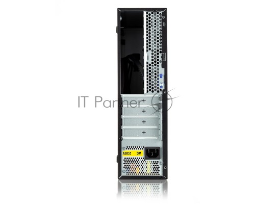Компьютерный корпус с блоком питания 300Вт. Foxline FL-1001 mATX case, black, w/PSU TFX 300W, w/2xUSB2.0+2xUSB3.0, w/1xcombo audio, w/pwr cord, w/ 8cm FAN