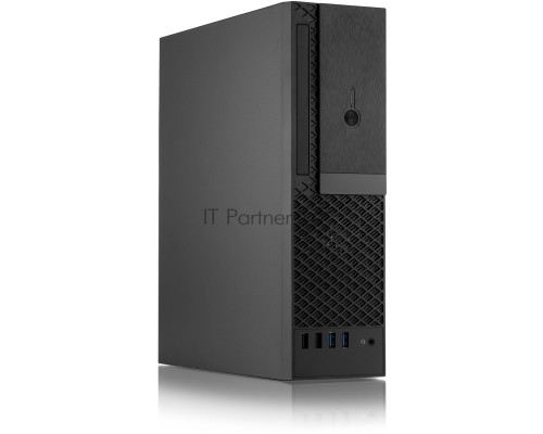 Компьютерный корпус с блоком питания 300Вт. Foxline FL-1001 mATX case, black, w/PSU TFX 300W, w/2xUSB2.0+2xUSB3.0, w/1xcombo audio, w/pwr cord, w/ 8cm FAN
