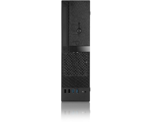 Компьютерный корпус с блоком питания 300Вт. Foxline FL-1001 mATX case, black, w/PSU TFX 300W, w/2xUSB2.0+2xUSB3.0, w/1xcombo audio, w/pwr cord, w/ 8cm FAN
