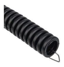 Rexant 28-0025-25 Труба гофрированная из ПНД, с зондом, черная, O25 мм (бухта 25 м/уп) 