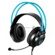 Наушники с микрофоном A4Tech Fstyler FH200U серый/синий 2м накладные USB оголовье (FH200U BLUE)