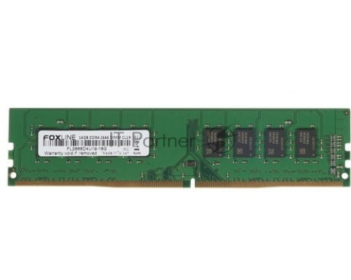 Оперативная память Foxline DIMM 16GB 2666 DDR4 CL 19 (2Gb*8)