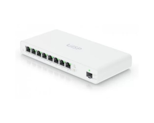 [Сетевое оборудование] UBIQUITI Switch UISP-S PoE-коммутатор, 8х 1G RJ45, 1х SFP, раздача 110 Вт