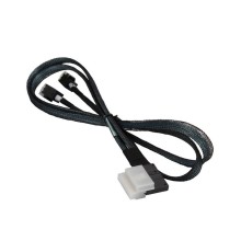 Кабель Supermicro CBL-SAST-1270LP-100 SlimlineLP x8 (LE) - 2x MiniSAS HD x4(STR), 70/60см (SAS/SATA)