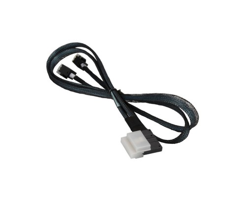 [Опция к серверу] Кабель Supermicro CBL-SAST-1270LP-100 SlimlineLP x8 (LE) - 2x MiniSAS HD x4(STR), 70/60см (SAS/SATA)
