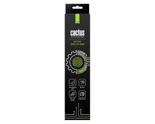 Коврик для мыши Cactus CS-MP-Pro04XXL XXL черный 900x400x3мм