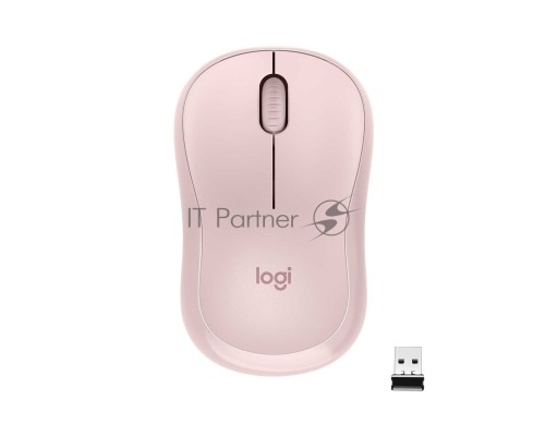 Мышь беспроводная Logitech M220 розовый, 1000 dpi, радиоканал, USB, кнопки - 3