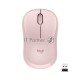 Мышь беспроводная Logitech M220 розовый, 1000 dpi, радиоканал, USB, кнопки - 3