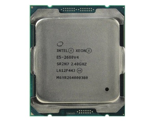 [Процессор] Процессор Intel Xeon E5-2680V4 CM8066002031501 ref 2.4GHz - 3.3GHz Broadwell 14-Core (LGA2011-3, 35MB, TDP 120W, 9.6 GT/s QPI, 14nm)
