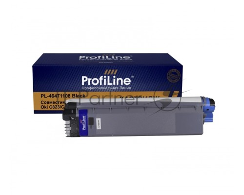 Картридж PL-46471108 для принтеров Oki C823/C833/C843 Black 7000 копий ProfiLine