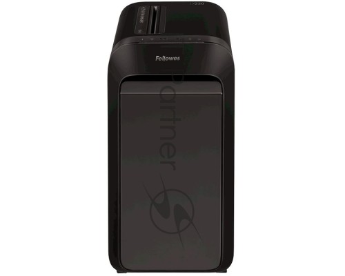 Шредер Fellowes PowerShred LX220 черный (секр.P-4)/перекрестный/20лист./30лтр./скрепки/скобы/пл.карты