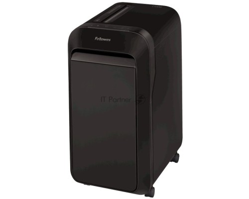 Шредер Fellowes PowerShred LX220 черный (секр.P-4)/перекрестный/20лист./30лтр./скрепки/скобы/пл.карты