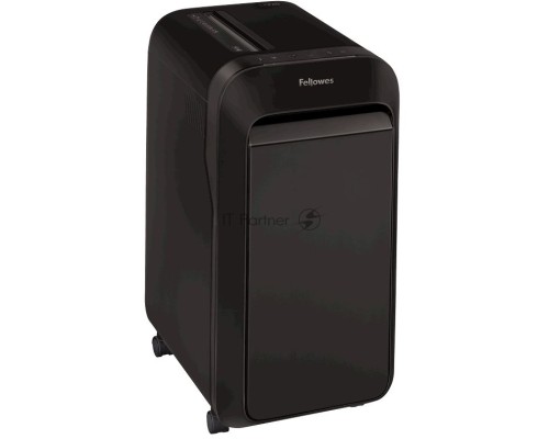Шредер Fellowes PowerShred LX220 черный (секр.P-4)/перекрестный/20лист./30лтр./скрепки/скобы/пл.карты
