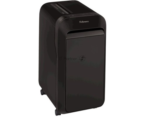 Шредер Fellowes PowerShred LX220 черный (секр.P-4)/перекрестный/20лист./30лтр./скрепки/скобы/пл.карты