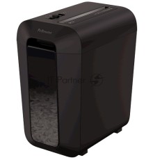 Шредер Fellowes PowerShred LX65 черный (секр.P-4)/перекрестный/10лист./22лтр./скрепки/скобы/пл.карты