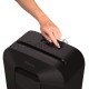 Шредер Fellowes PowerShred LX45 черный (секр.P-4)/перекрестный/8лист./17лтр./скрепки/скобы/пл.карты