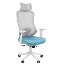 Офисное кресло Chairman CH563 белый пластик, бирюзовый (7146050)