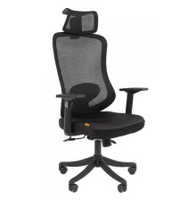 Офисное кресло Chairman CH563 черный пластик, черный (7146051)