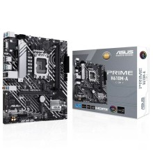 ASUS PRIME H610M-A-CSM (Socket 1700, mATX, 2xDDR5(96GB), VGA/DP/HDMI, 1xPCIe 4.0x16/1xPCIe 3.0, 1xLAN, 4xSATA 6Gb/s, 2xM.2, 1xM.2 E key, 2xUSB 3.2, 2xUSB 2.0, 2xPS/2)