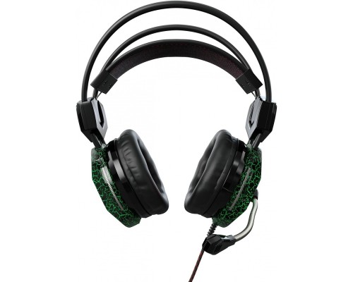 [Наушники и микрофоны] Oklick HS-L500G TOXIC черный 2.2м мониторные оголовье (472656)