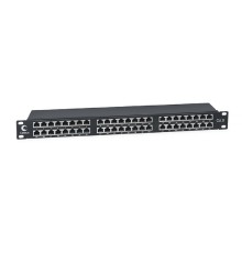 CABEUS PLHD-48-CAT.6-SH-DUAL IDC-1U ПАТЧ-ПАНЕЛЬ ВЫСОКОЙ ПЛОТНОСТИ 19