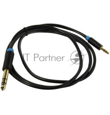Кабель Vention аудио Jack 6,5 mm M/ 3,5 M - 1 м BABBF