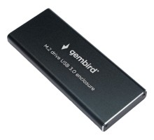 Gembird EEM2-SATA-1 Внешний корпус USB 3.0 для M2 SATA порт MicroB, металл, черный