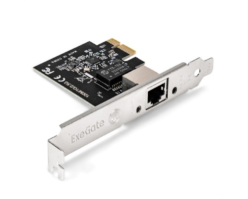 [USB-концентраторы] Exegate EX296212RUS Сетевой адаптер ExeGate EXE-251 (PCI-E x1 v2.0, 1xRJ45, UTP 100Mbps/1000Mbps/2.5Gbps RTL8125B)