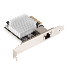 Exegate EX296225RUS Сетевой адаптер ExeGate EXE-107S (PCI-E x4 v3.0, 1xRJ45, UTP 100Mbps/1000Mbps/2.5Gbps/10Gbps Marvell AQC107S)