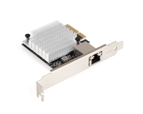 [USB-концентраторы] Exegate EX296225RUS Сетевой адаптер ExeGate EXE-107S (PCI-E x4 v3.0, 1xRJ45, UTP 100Mbps/1000Mbps/2.5Gbps/10Gbps Marvell AQC107S)