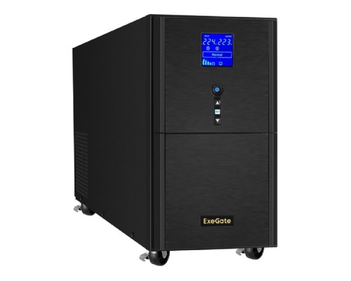 [ИБП] Exegate EX295985RUS ИБП (инвертор, синус, для котла) ExeGate SineTower SN-5000.LCD.AVR.2SH.1C13.T.RJ.USB <5000VA/4000W, чистая синусоида, LCD дисплей, AVR, 2*Schuko+1*C13+1*ternimal, RJ45/11, USB, лин