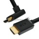 Кабель GCR 2.0m HDMI 2.0, M/M верхний угол, черный нейлон, HDR 4:2:2, Ultra HD, 4K 60 fps 60Hz/5K*30Hz, 3D, AUDIO, 18.0 Гбит/с, 28/28 AWG, GCR-53293 GCR Кабель 2.0m HDMI 2.0, M/M верхний угол, черный нейлон, HDR 4:2:2, Ultra HD, 4K 60 fps 60Hz/5K*30Hz, 3